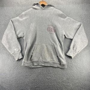 Vintage Champion Reverse Weave Hoodie Mens Large Gray Franklin Track 70s